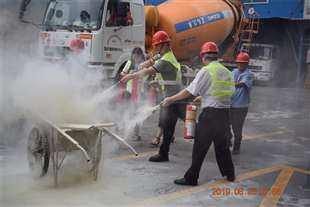 深圳市晉榮創建混凝土有限公司消防安全演習